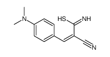 2-cyano-3-[4-(dimethylamino)phenyl]prop-2-enethioamide结构式