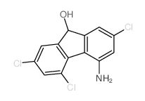 4-amino-2,5,7-trichloro-9H-fluoren-9-ol Structure