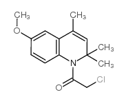 2-CHLORO-1-(6-METHOXY-2,2,4-TRIMETHYL-2H-QUINOLIN-1-YL)-ETHANONE structure