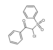 2-chloro-1-phenyl-2-(phenylsulfonyl)ethanone Structure