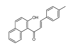 1-(2-hydroxynaphthalen-1-yl)-3-(4-methylphenyl)prop-2-en-1-one结构式