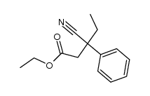 3-cyano-3-phenyl-valeric acid ethyl ester Structure