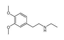 [2-(3,4-dimethoxyphenyl)-ethyl](ethyl)amine结构式