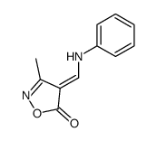 3-methyl-4-((phenylamino)methylene)isoxazol-5(4H)-one Structure