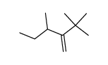 2-tert-butyl-3-methyl-pent-1-ene结构式