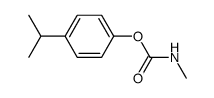 methyl-carbamic acid-(4-isopropyl-phenyl ester)结构式