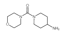 1-(Morpholin-4-ylcarbonyl)piperidin-4-amine hydrochloride structure