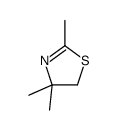 2,4,4-TRIMETHYL-4,5-DIHYDROTHIAZOLE结构式