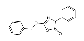 2-benzyloxy-4-phenylthiazol-5(4H)-one结构式