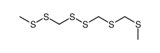 [(methyldisulfanyl)methyldisulfanyl]methylsulfanyl-methylsulfanylmethane结构式