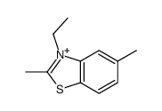 3-ethyl-2,5-dimethyl-1,3-benzothiazol-3-ium Structure