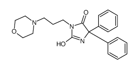 3-(3-morpholin-4-ylpropyl)-5,5-diphenylimidazolidine-2,4-dione Structure