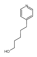 5-(pyridin-4-yl)-pentan-1-ol结构式