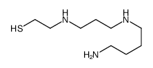 2-[3-(4-aminobutylamino)propylamino]ethanethiol Structure