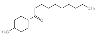 1-(4-methyl-1-piperidyl)decan-1-one结构式
