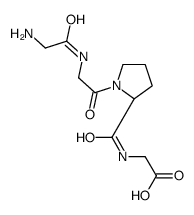 2-[[(2S)-1-[2-[(2-aminoacetyl)amino]acetyl]pyrrolidine-2-carbonyl]amino]acetic acid Structure