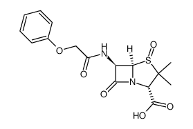 phenoxymethylpenicillin sulfoxide结构式