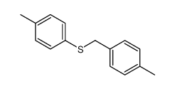 1-methyl-4-[(4-methylphenyl)methylsulfanyl]benzene结构式