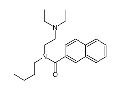 N-Butyl-N-[2-(diethylamino)ethyl]-2-naphthalenecarboxamide结构式
