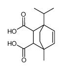 (1R,2R,3S,4R)-1-Isopropyl-4-methyl-bicyclo[2.2.2]oct-5-ene-2,3-dicarboxylic acid Structure