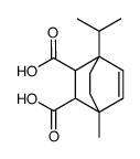 (1R,2R,3S,4R)-1-Isopropyl-4-methyl-bicyclo[2.2.2]oct-5-ene-2,3-dicarboxylic acid结构式