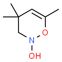 2H-1,2-Oxazine, 3,4-dihydro-2-hydroxy-4,4,6-trimethyl- (9CI) Structure