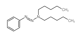 N-pentyl-N-phenyldiazenyl-pentan-1-amine Structure