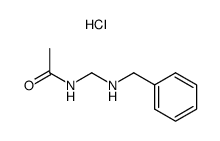 N-((benzylamino)methyl)acetamide hydrochloride结构式