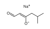 sodium salt of isovalerylacetaldehyde Structure