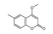 4-methoxy-6-methylchromen-2-one结构式