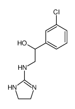 1-(3-chloro-phenyl)-2-(4,5-dihydro-1H-imidazol-2-ylamino)-ethanol Structure