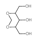 4,6-bis(hydroxymethyl)-1,3-dioxan-5-ol结构式