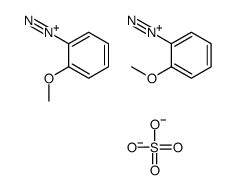 2-methoxybenzenediazonium,sulfate Structure
