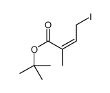 tert-butyl 4-iodo-2-methylbut-2-enoate结构式