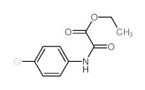 Acetic acid,2-[(4-chlorophenyl)amino]-2-oxo-, ethyl ester结构式