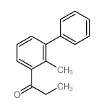 1-(2-methyl-3-phenyl-phenyl)propan-1-one结构式