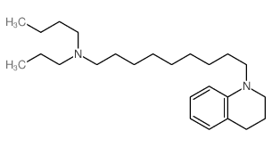 1(2H)-Quinolinenonanamine,N-butyl-3,4-dihydro-N-propyl-结构式