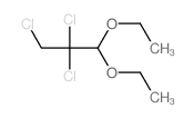 Propane,2,2,3-trichloro-1,1-diethoxy- Structure