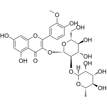 Isorhamnetin 3-O-neohesperidoside Structure