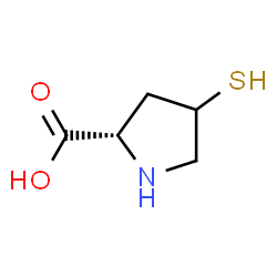 L-Proline, 4-mercapto- (9CI)结构式