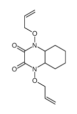 1,4-bis(prop-2-enoxy)-4a,5,6,7,8,8a-hexahydroquinoxaline-2,3-dione结构式