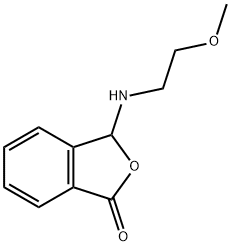 3-[(2-Methoxyethyl)amino]isobenzofuran-1(3H)-one Structure