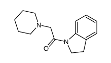 1-(2,3-DIHYDRO-INDOL-1-YL)-2-PIPERIDIN-1-YL-ETHANONE picture