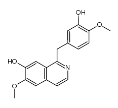 4',6-O,O-dimethylpapaveroline结构式