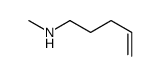 N-methylpent-4-en-1-amine Structure