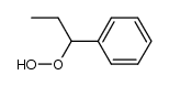 (+/-)-1-phenyl-propyl hydroperoxide Structure
