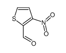 3-硝基噻吩-2-甲醛结构式