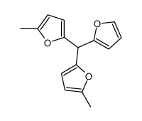 2-[furan-2-yl-(5-methylfuran-2-yl)methyl]-5-methylfuran结构式