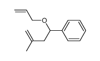 [3-methyl-1-(prop-2-enyloxy)but-3-enyl]benzene结构式