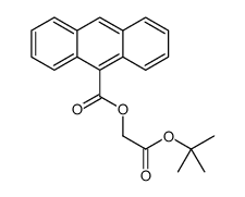 [2-[(2-methylpropan-2-yl)oxy]-2-oxoethyl] anthracene-9-carboxylate Structure